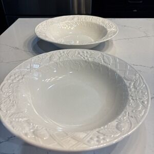 2- Mikasa English Countryside Vegetable Bowl 10.5 Large Serving Bowl